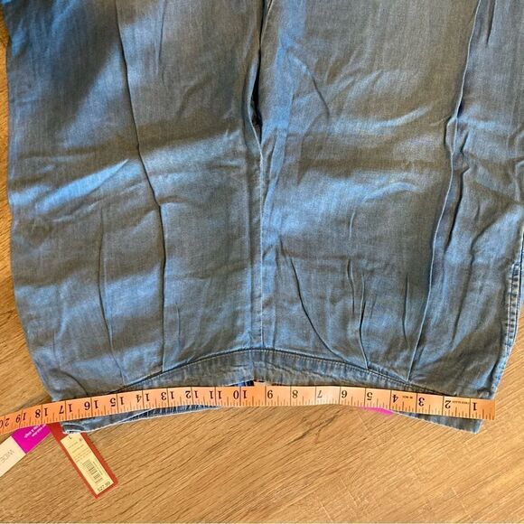 Merona Oversized Wide Leg chambray Pants NWT - Picture 6 of 12